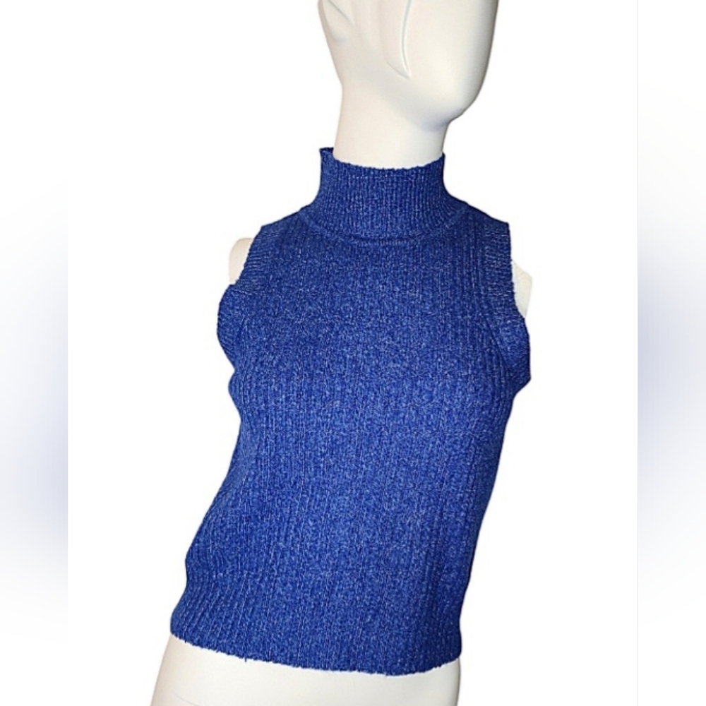 Women's Jessica Simpson blue sweater vest soft Size XS